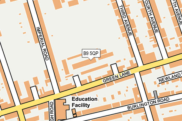 B9 5QP map - OS OpenMap – Local (Ordnance Survey) B9 5QP map - OS OpenMap – Local (Ordnance Survey)