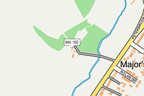 B90 1EE map - OS OpenMap – Local (Ordnance Survey) B90 1EE map - OS OpenMap – Local (Ordnance Survey)
