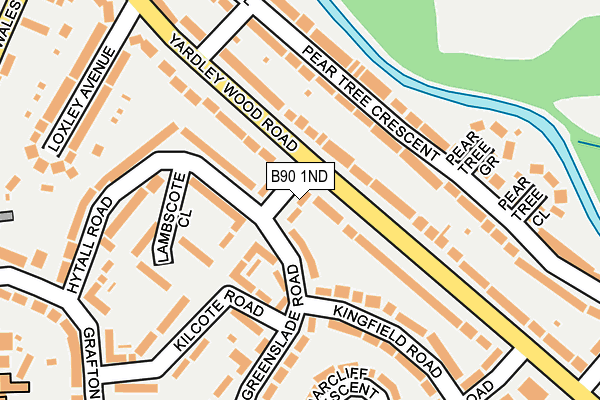 B90 1ND map - OS OpenMap – Local (Ordnance Survey) B90 1ND map - OS OpenMap – Local (Ordnance Survey)