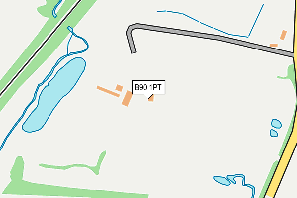 B90 1PT map - OS OpenMap – Local (Ordnance Survey) B90 1PT map - OS OpenMap – Local (Ordnance Survey)