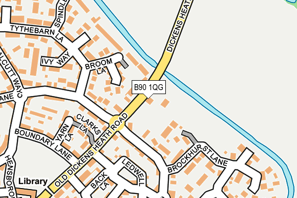 B90 1QG map - OS OpenMap – Local (Ordnance Survey) B90 1QG map - OS OpenMap – Local (Ordnance Survey)