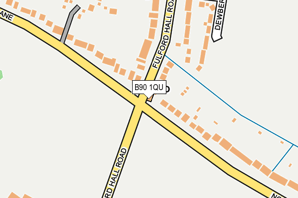 B90 1QU map - OS OpenMap – Local (Ordnance Survey) B90 1QU map - OS OpenMap – Local (Ordnance Survey)