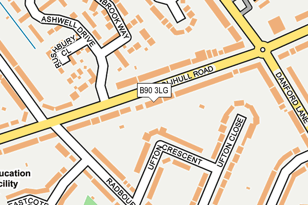 B90 3LG map - OS OpenMap – Local (Ordnance Survey) B90 3LG map - OS OpenMap – Local (Ordnance Survey)