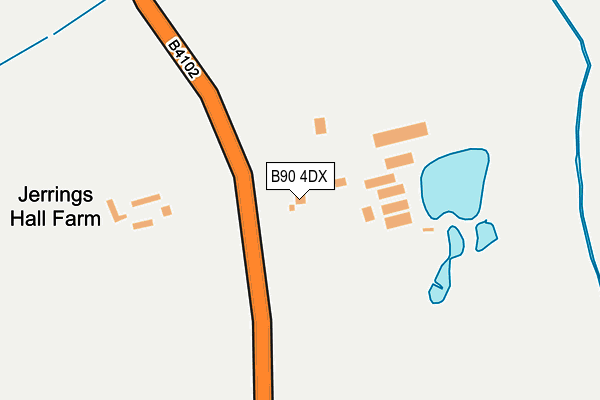B90 4DX map - OS OpenMap – Local (Ordnance Survey) B90 4DX map - OS OpenMap – Local (Ordnance Survey)