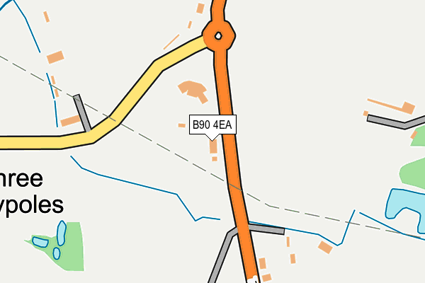 B90 4EA map - OS OpenMap – Local (Ordnance Survey) B90 4EA map - OS OpenMap – Local (Ordnance Survey)