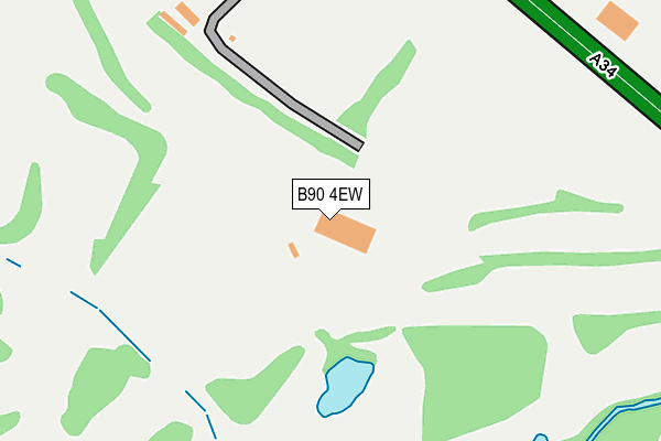 B90 4EW map - OS OpenMap – Local (Ordnance Survey) B90 4EW map - OS OpenMap – Local (Ordnance Survey)