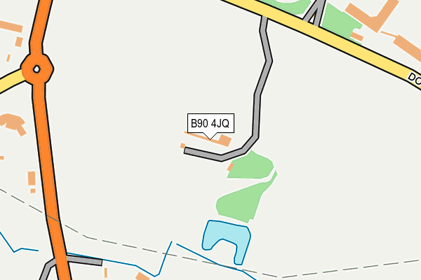 B90 4JQ map - OS OpenMap – Local (Ordnance Survey) B90 4JQ map - OS OpenMap – Local (Ordnance Survey)