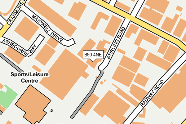 B90 4NE map - OS OpenMap – Local (Ordnance Survey) B90 4NE map - OS OpenMap – Local (Ordnance Survey)