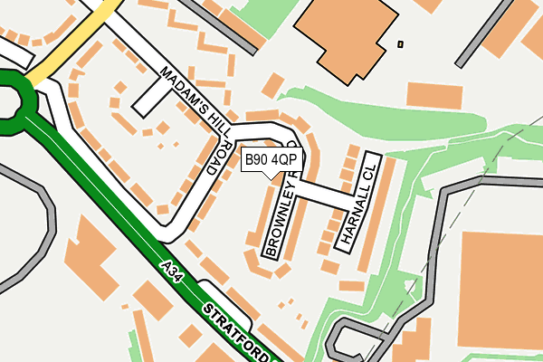 B90 4QP map - OS OpenMap – Local (Ordnance Survey) B90 4QP map - OS OpenMap – Local (Ordnance Survey)