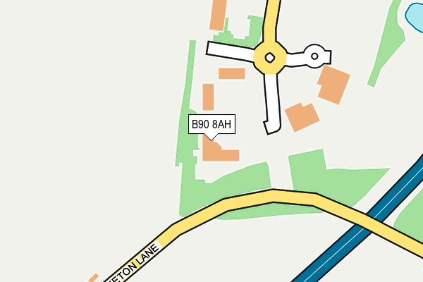B90 8AH map - OS OpenMap – Local (Ordnance Survey) B90 8AH map - OS OpenMap – Local (Ordnance Survey)