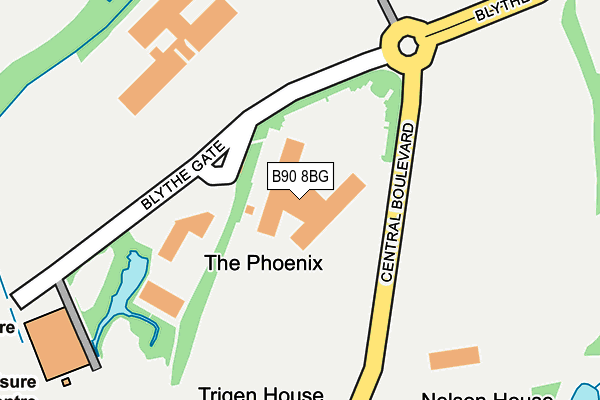 B90 8BG map - OS OpenMap – Local (Ordnance Survey) B90 8BG map - OS OpenMap – Local (Ordnance Survey)