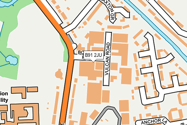 B91 2JU map - OS OpenMap – Local (Ordnance Survey) B91 2JU map - OS OpenMap – Local (Ordnance Survey)