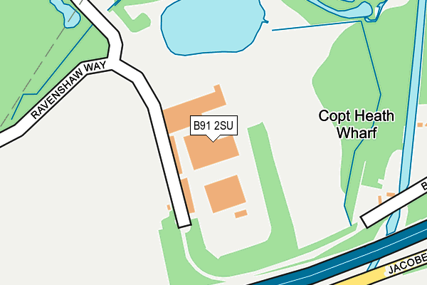 B91 2SU map - OS OpenMap – Local (Ordnance Survey) B91 2SU map - OS OpenMap – Local (Ordnance Survey)