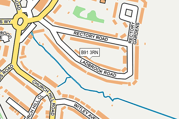 B91 3RN map - OS OpenMap – Local (Ordnance Survey) B91 3RN map - OS OpenMap – Local (Ordnance Survey)