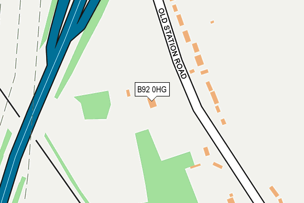 B92 0HG map - OS OpenMap – Local (Ordnance Survey) B92 0HG map - OS OpenMap – Local (Ordnance Survey)