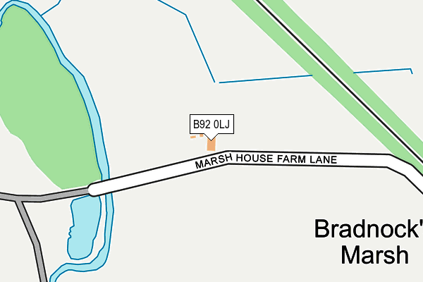 B92 0LJ map - OS OpenMap – Local (Ordnance Survey) B92 0LJ map - OS OpenMap – Local (Ordnance Survey)