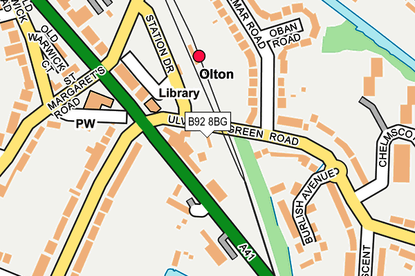 B92 8BG map - OS OpenMap – Local (Ordnance Survey) B92 8BG map - OS OpenMap – Local (Ordnance Survey)