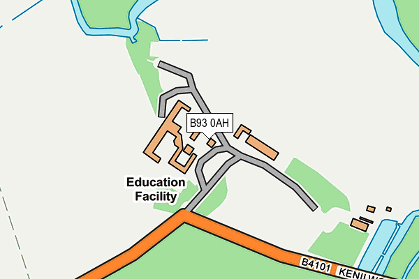 B93 0AH map - OS OpenMap – Local (Ordnance Survey) B93 0AH map - OS OpenMap – Local (Ordnance Survey)