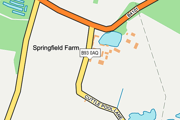 B93 0AQ map - OS OpenMap – Local (Ordnance Survey) B93 0AQ map - OS OpenMap – Local (Ordnance Survey)