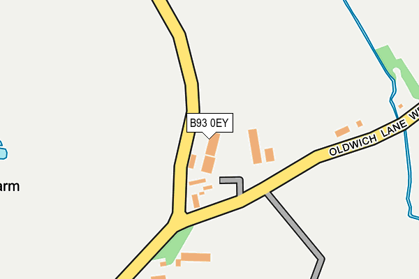 B93 0EY map - OS OpenMap – Local (Ordnance Survey) B93 0EY map - OS OpenMap – Local (Ordnance Survey)
