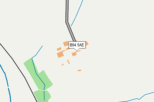 B94 5AE map - OS OpenMap – Local (Ordnance Survey)