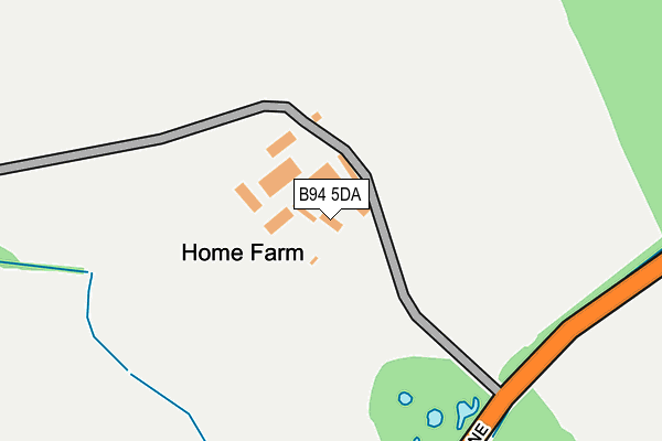 B94 5DA map - OS OpenMap – Local (Ordnance Survey) B94 5DA map - OS OpenMap – Local (Ordnance Survey)