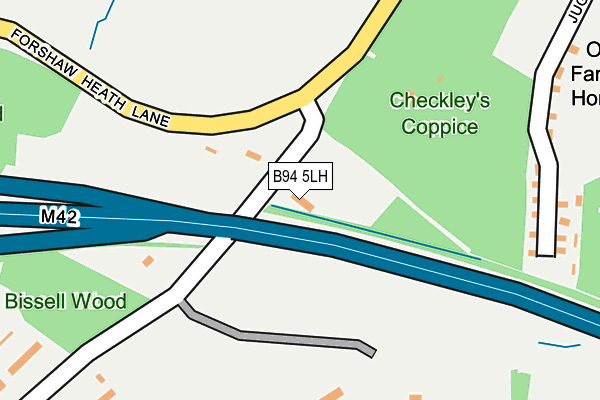 B94 5LH map - OS OpenMap – Local (Ordnance Survey) B94 5LH map - OS OpenMap – Local (Ordnance Survey)