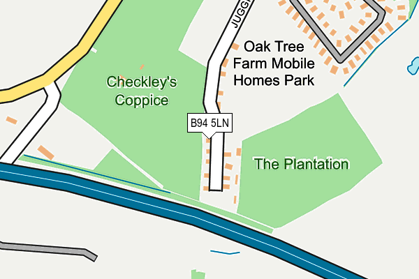 B94 5LN map - OS OpenMap – Local (Ordnance Survey) B94 5LN map - OS OpenMap – Local (Ordnance Survey)