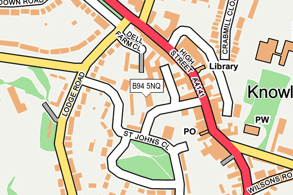B94 5NQ map - OS OpenMap – Local (Ordnance Survey) B94 5NQ map - OS OpenMap – Local (Ordnance Survey)