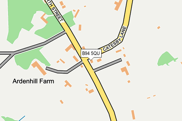 B94 5QU map - OS OpenMap – Local (Ordnance Survey) B94 5QU map - OS OpenMap – Local (Ordnance Survey)