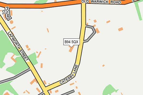 B94 5QX map - OS OpenMap – Local (Ordnance Survey) B94 5QX map - OS OpenMap – Local (Ordnance Survey)