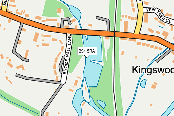 B94 5RA map - OS OpenMap – Local (Ordnance Survey) B94 5RA map - OS OpenMap – Local (Ordnance Survey)