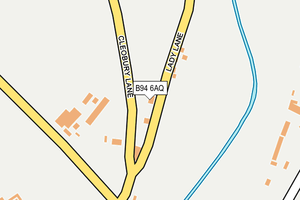 B94 6AQ map - OS OpenMap – Local (Ordnance Survey) B94 6AQ map - OS OpenMap – Local (Ordnance Survey)