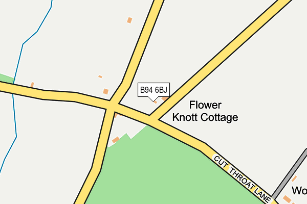 B94 6BJ map - OS OpenMap – Local (Ordnance Survey) B94 6BJ map - OS OpenMap – Local (Ordnance Survey)