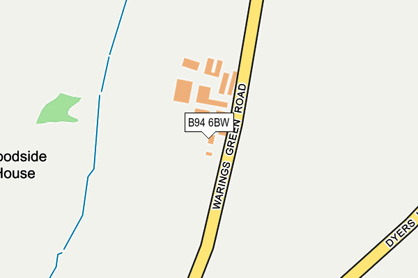 B94 6BW map - OS OpenMap – Local (Ordnance Survey) B94 6BW map - OS OpenMap – Local (Ordnance Survey)