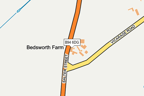 B94 6DG map - OS OpenMap – Local (Ordnance Survey) B94 6DG map - OS OpenMap – Local (Ordnance Survey)