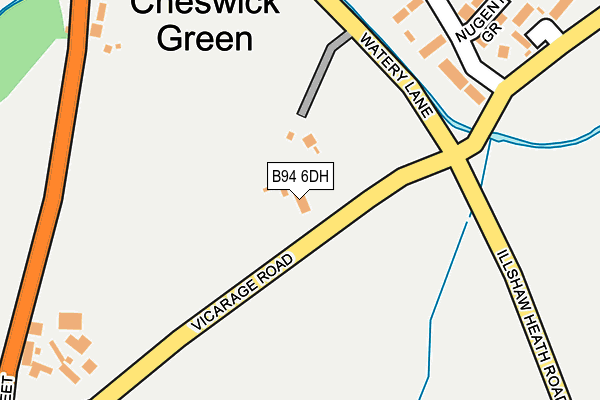 B94 6DH map - OS OpenMap – Local (Ordnance Survey) B94 6DH map - OS OpenMap – Local (Ordnance Survey)