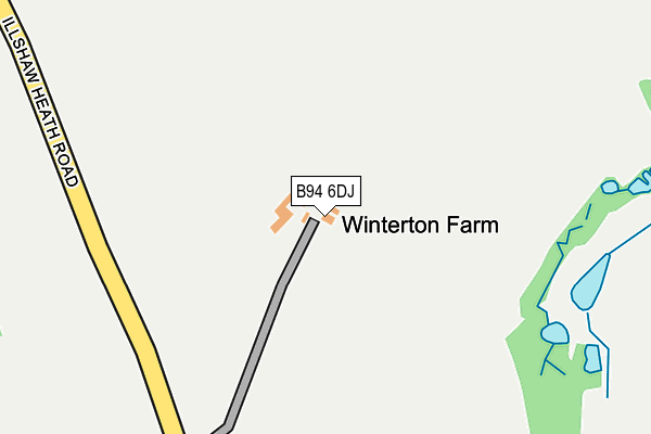 B94 6DJ map - OS OpenMap – Local (Ordnance Survey) B94 6DJ map - OS OpenMap – Local (Ordnance Survey)