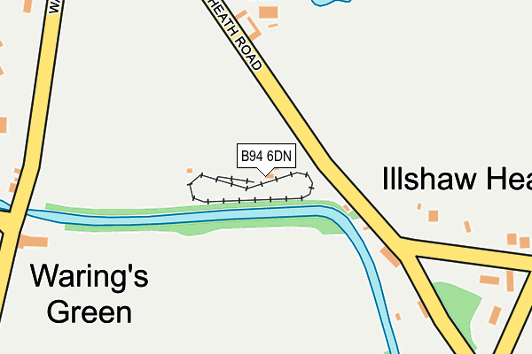 B94 6DN map - OS OpenMap – Local (Ordnance Survey) B94 6DN map - OS OpenMap – Local (Ordnance Survey)