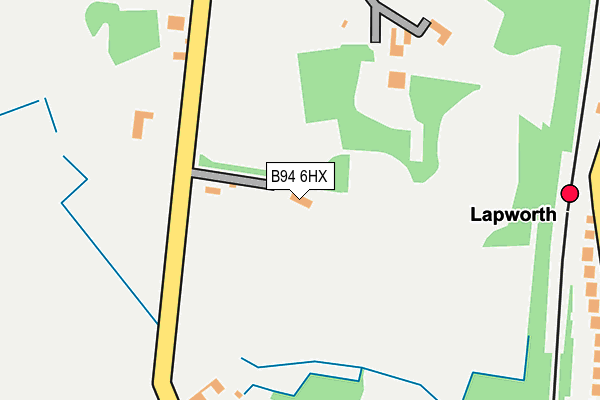 B94 6HX map - OS OpenMap – Local (Ordnance Survey) B94 6HX map - OS OpenMap – Local (Ordnance Survey)