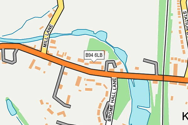 B94 6LB map - OS OpenMap – Local (Ordnance Survey) B94 6LB map - OS OpenMap – Local (Ordnance Survey)