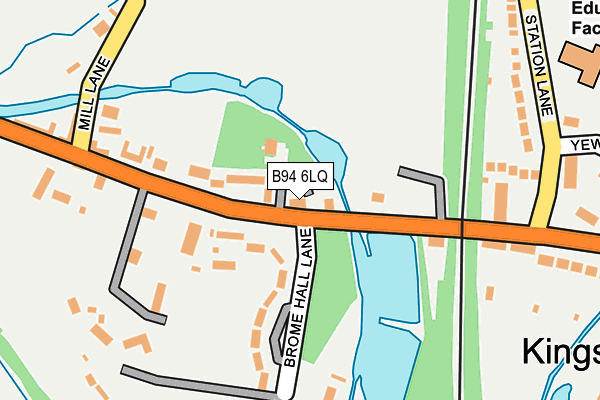 B94 6LQ map - OS OpenMap – Local (Ordnance Survey) B94 6LQ map - OS OpenMap – Local (Ordnance Survey)