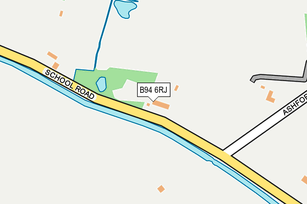 B94 6RJ map - OS OpenMap – Local (Ordnance Survey) B94 6RJ map - OS OpenMap – Local (Ordnance Survey)