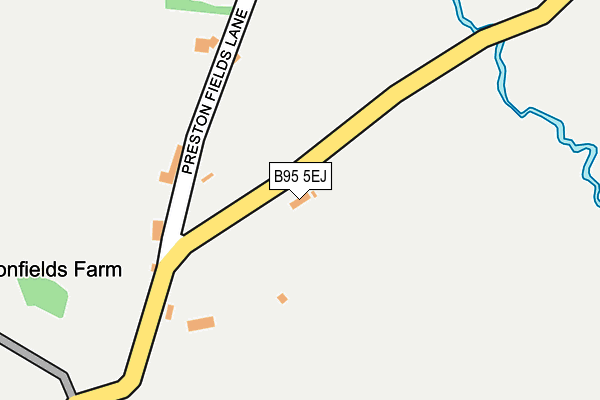 B95 5EJ map - OS OpenMap – Local (Ordnance Survey) B95 5EJ map - OS OpenMap – Local (Ordnance Survey)
