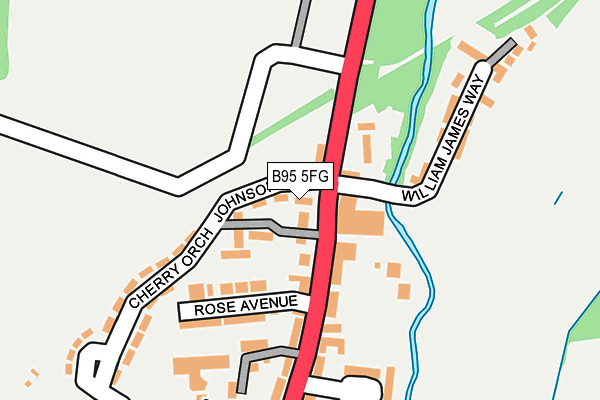 B95 5FG map - OS OpenMap – Local (Ordnance Survey) B95 5FG map - OS OpenMap – Local (Ordnance Survey)