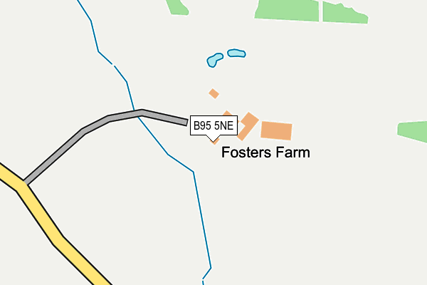 B95 5NE map - OS OpenMap – Local (Ordnance Survey) B95 5NE map - OS OpenMap – Local (Ordnance Survey)