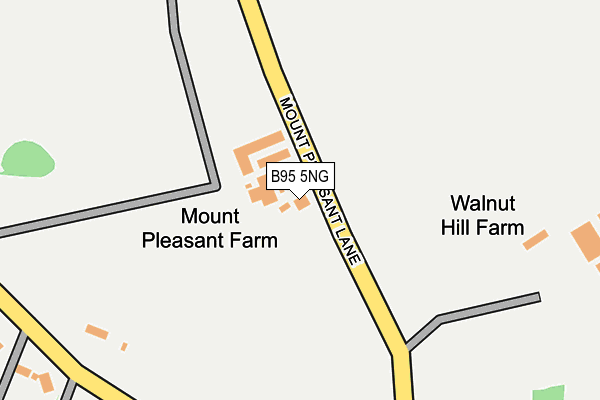 B95 5NG map - OS OpenMap – Local (Ordnance Survey) B95 5NG map - OS OpenMap – Local (Ordnance Survey)