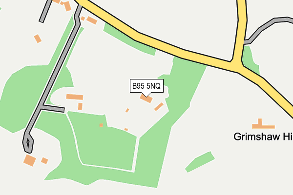 B95 5NQ map - OS OpenMap – Local (Ordnance Survey) B95 5NQ map - OS OpenMap – Local (Ordnance Survey)
