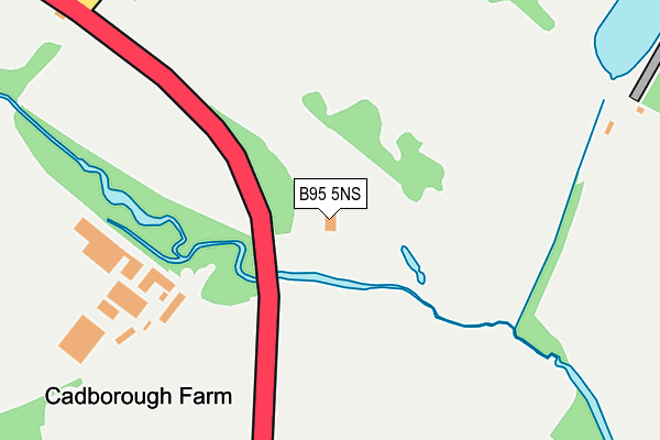 B95 5NS map - OS OpenMap – Local (Ordnance Survey) B95 5NS map - OS OpenMap – Local (Ordnance Survey)
