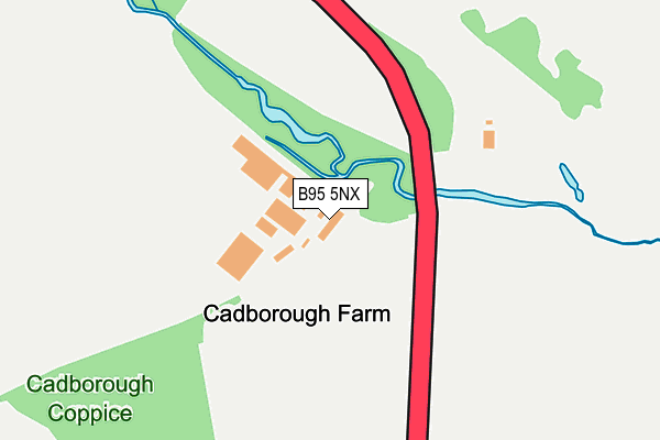 B95 5NX map - OS OpenMap – Local (Ordnance Survey) B95 5NX map - OS OpenMap – Local (Ordnance Survey)